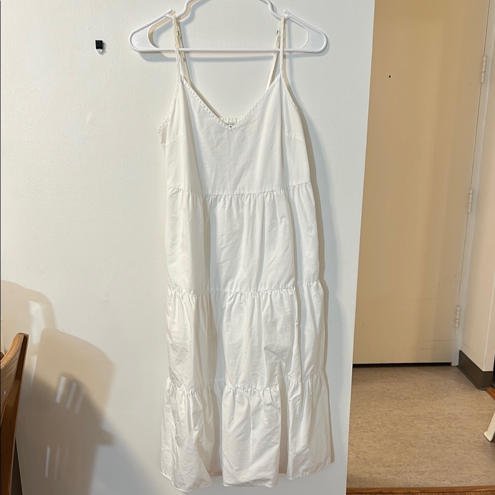 Abercrombie&Fitch White Tiered Sundress